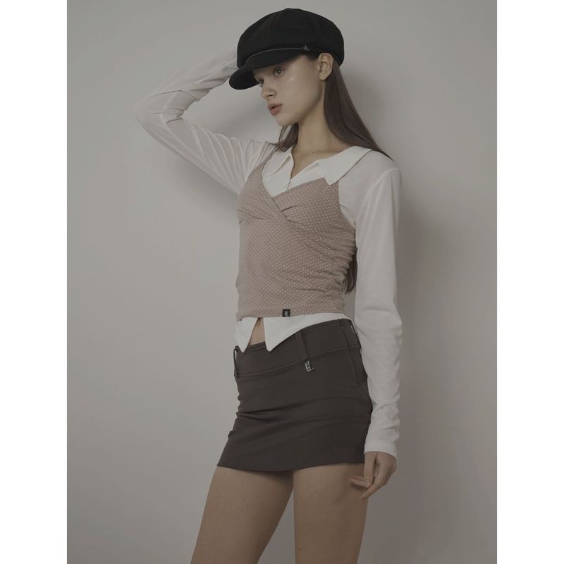 PALIN SEE-THROUGH SHIRT-IVORY