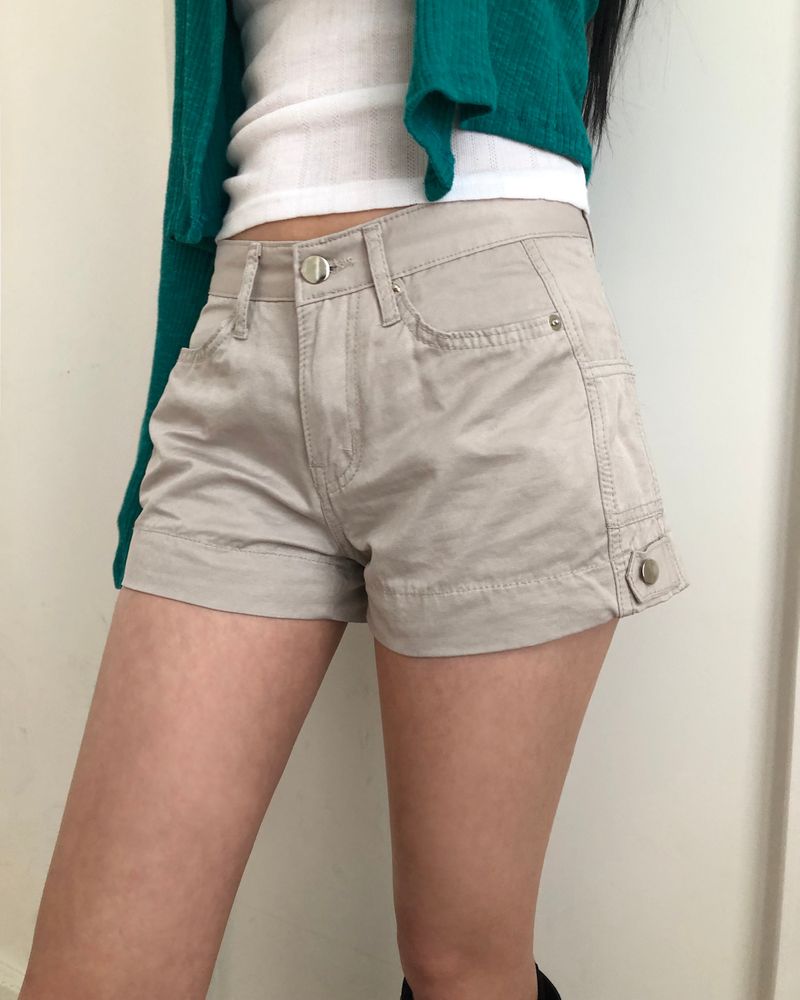 Lovety Side Button Shorts