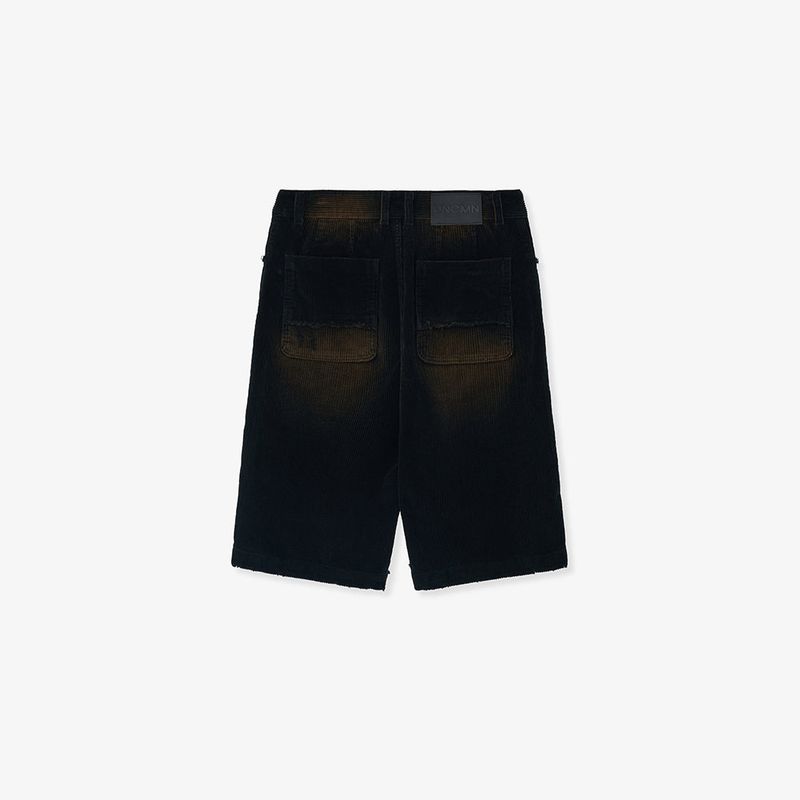 WASHED-OUT & DESTROYED CORDUROY SHORTS