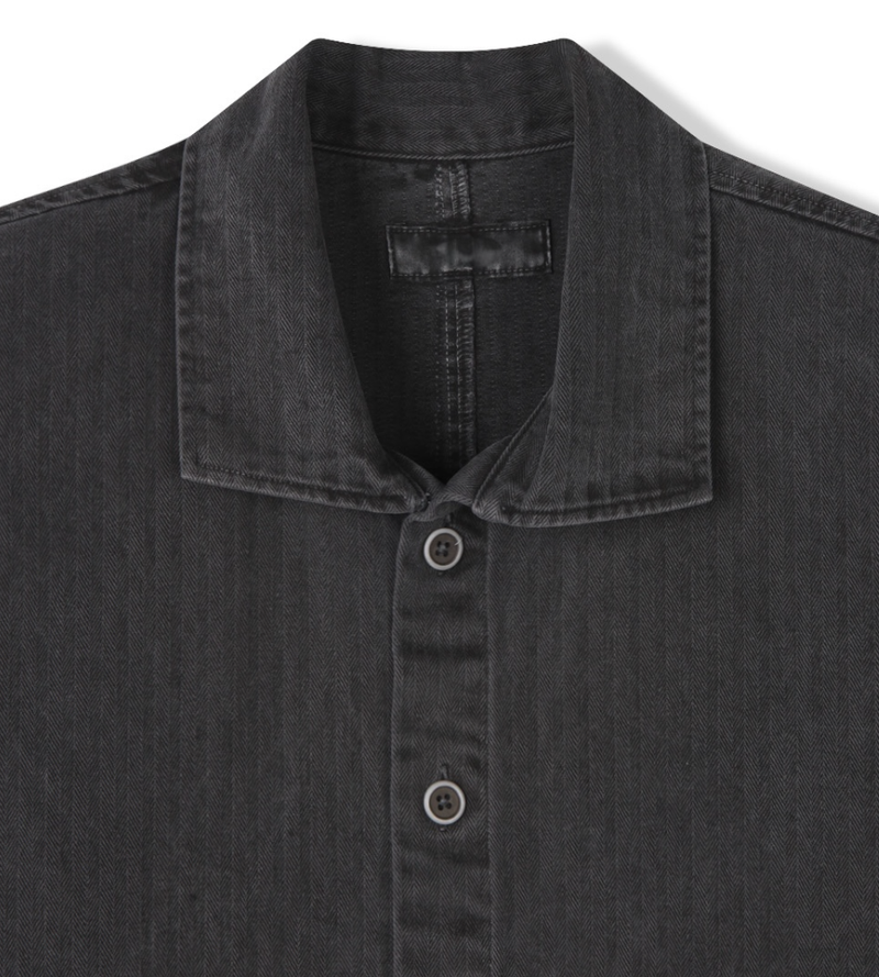 herringbone pigment work jacket