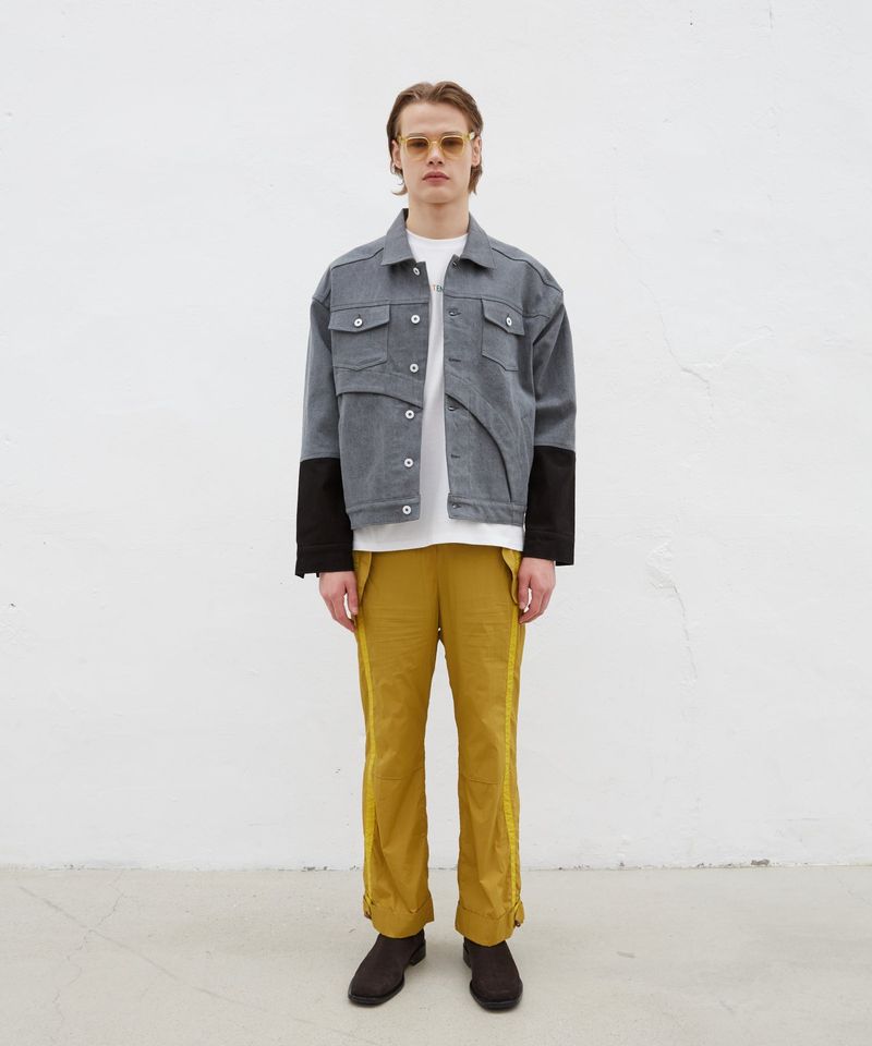 SPLICED OVER DENIM JACKET