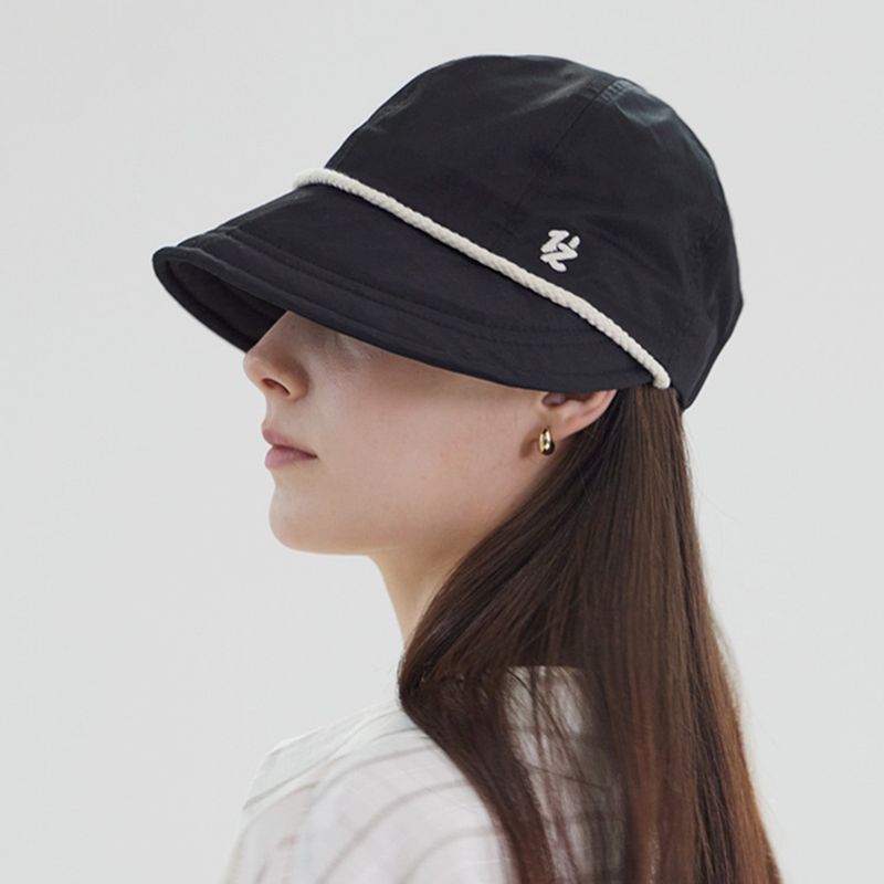 Flow VZ Natural Rope Bonnet Hat Black