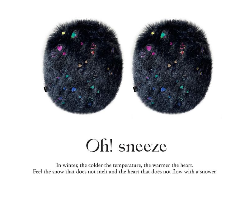 fluffy case_ black heart
