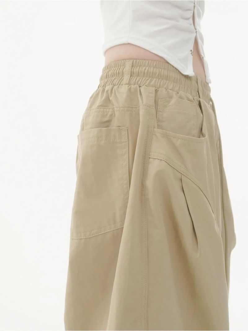 Benny cotton wide pants -4C