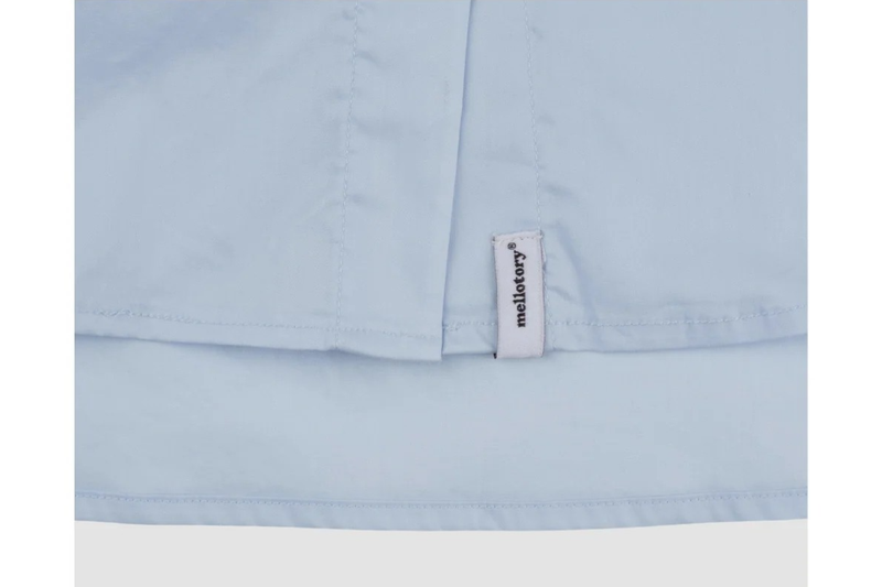  BASIC MELLOW EMBROIDERY SHIRT (LIGHT BLUE)
