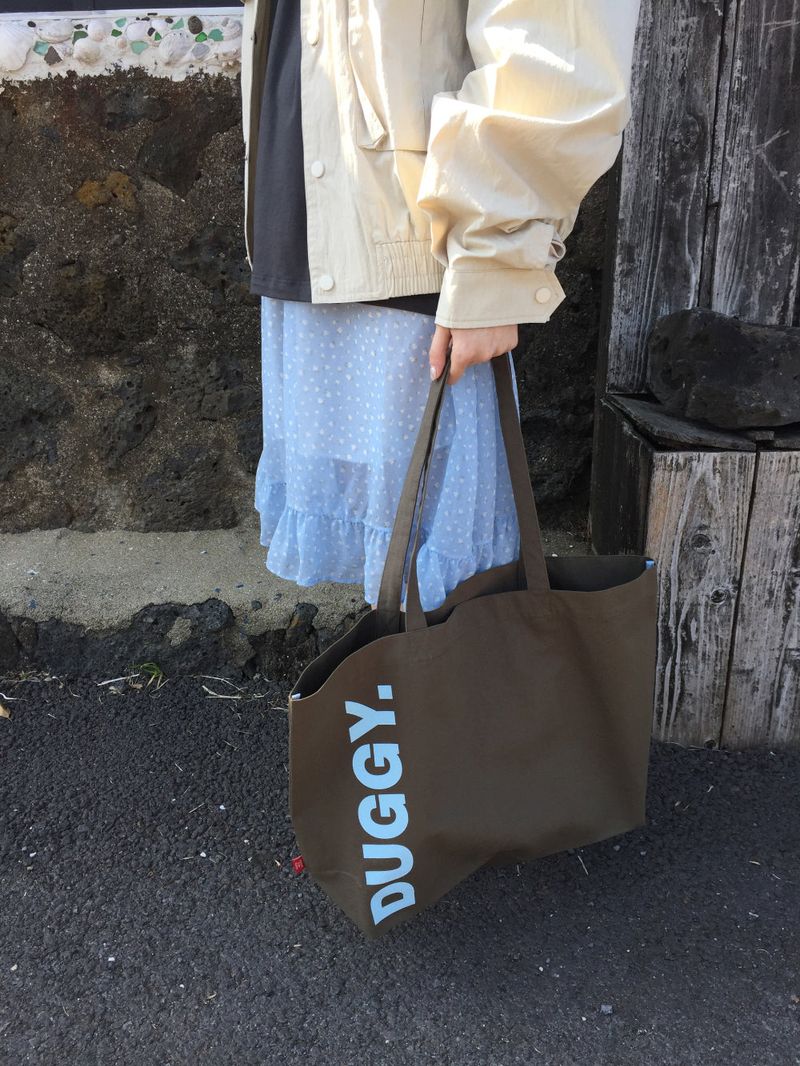 YWD TWILL ECO BAG-KHAKI 