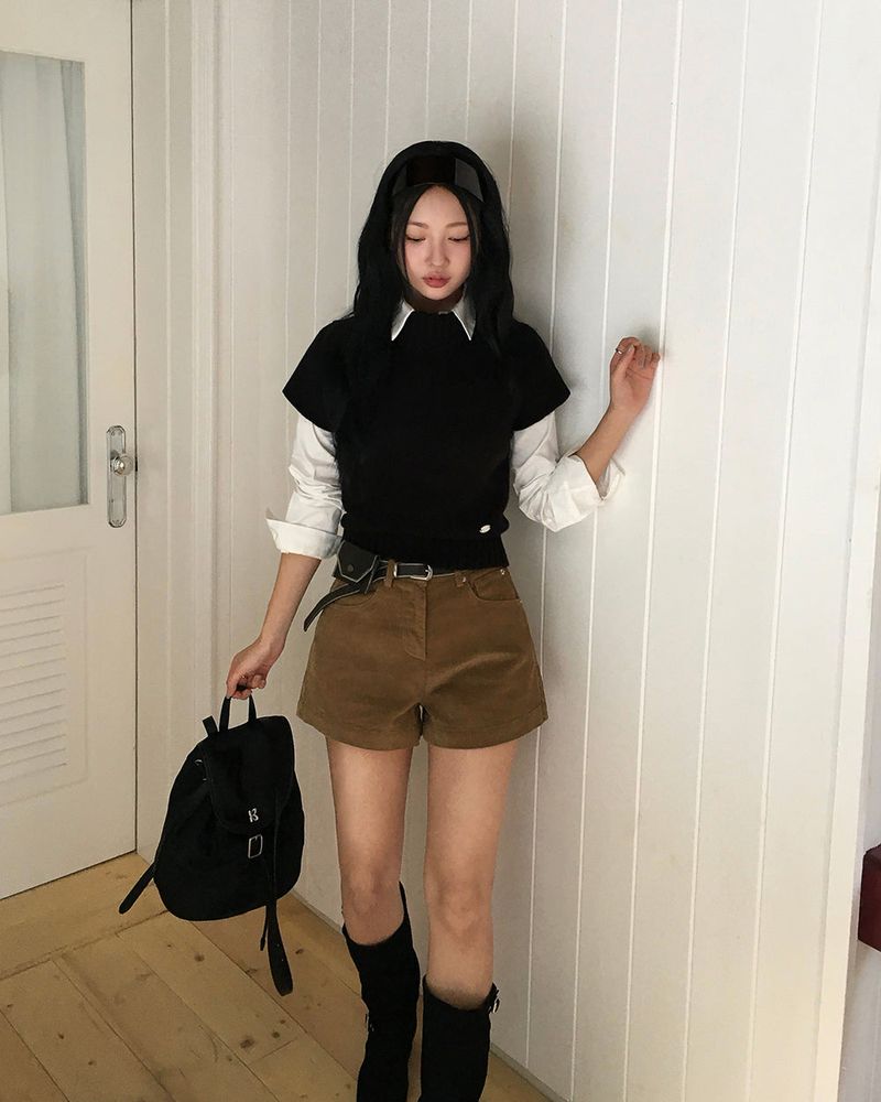 [ORIGINAL] Rain Corduroy Short Pants