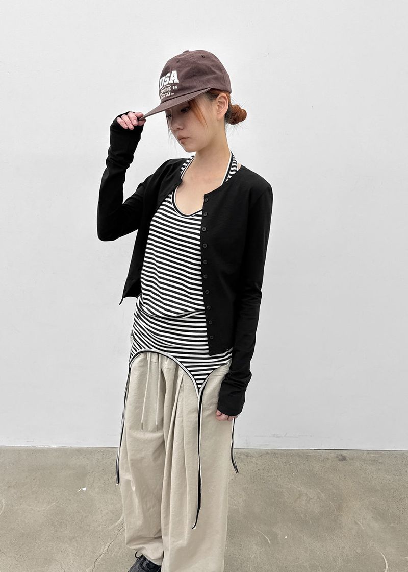 BLACKUP（ブラックアップ）の「[MADE] Kihisi Button Cardigan (Set Available)（Tops）」