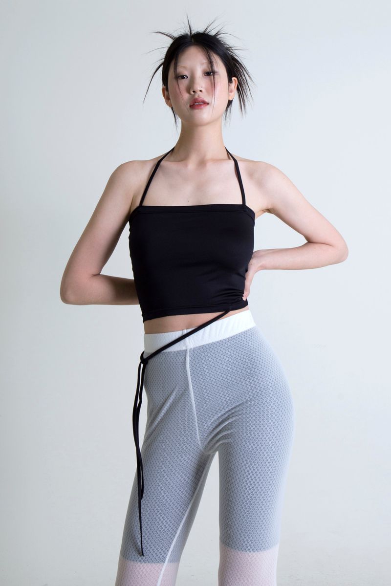 STRING TUBETOP BLACK