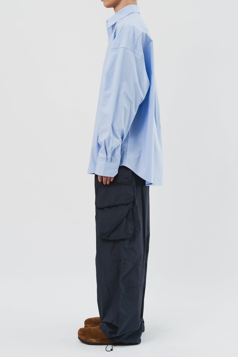 Pima Yarn Oversized Shirt (4color)