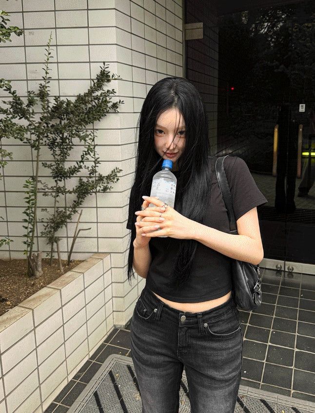 26SS★ TOKYO Crop Basic Tee