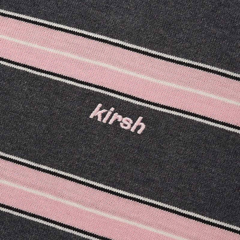 STRIPE RUGBY T-SHIRT [GRAY]
