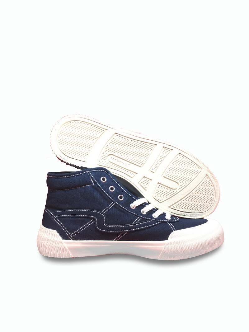Equip High Navy Sneakers