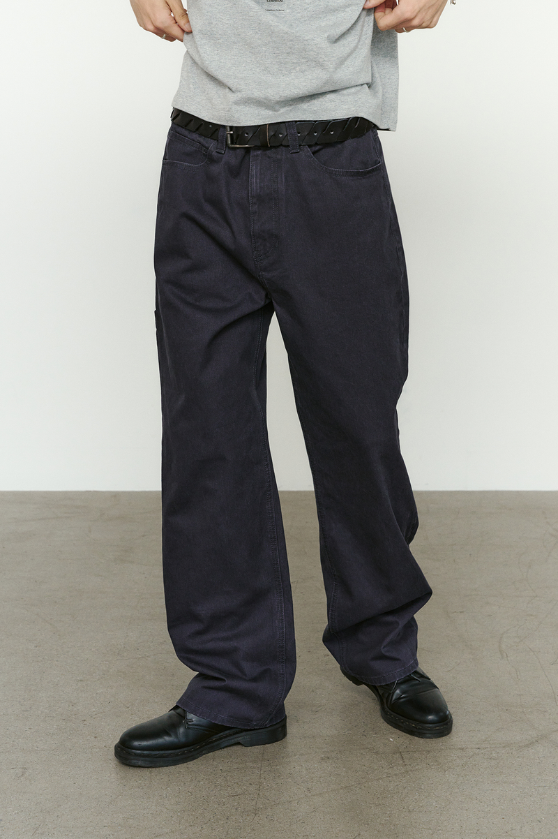 ローライズ フィット カチオン レギュラー パンツ(Washed Navy)