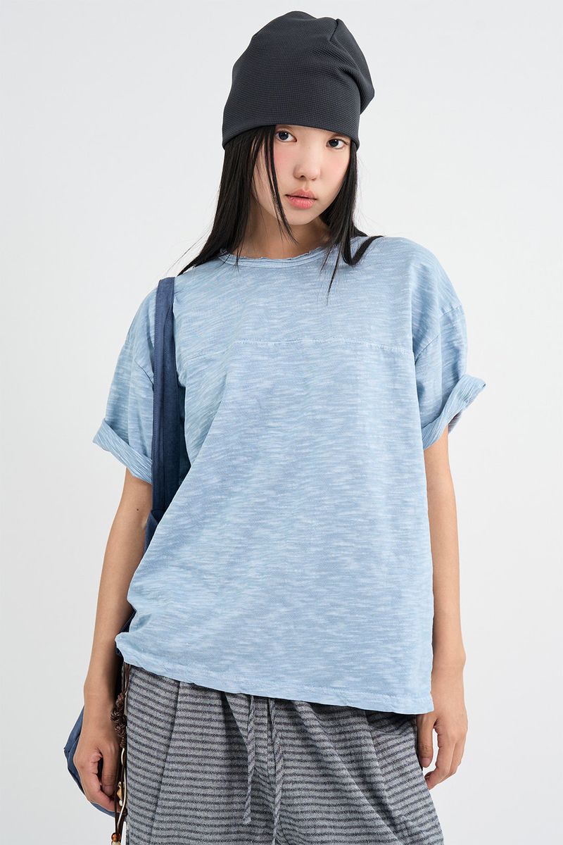 Raucohouse（ラウコハウス）の「Pigment slub T-shirt（Tops）」
