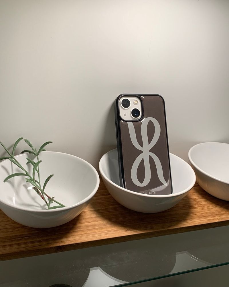 [MADE] yeowhi logo epoxy bumper case_reddish brown