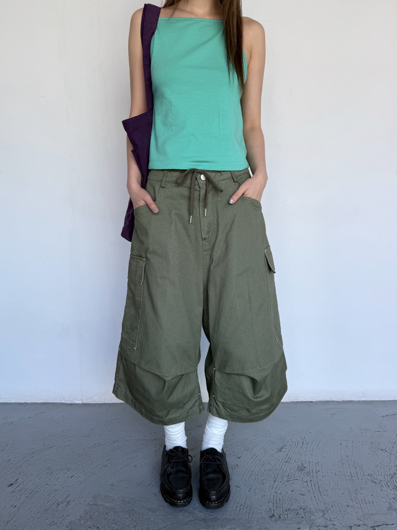 colourful sleeveless top