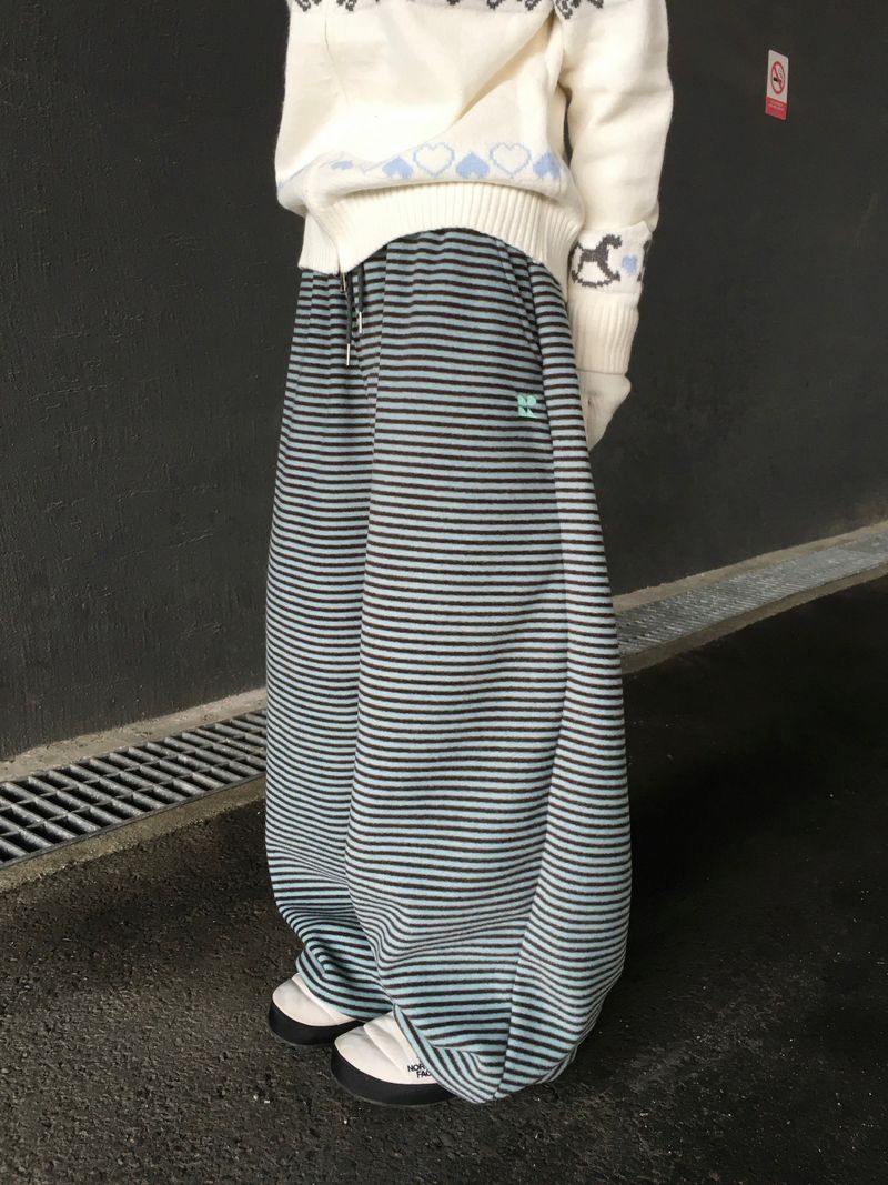 [Ritcore MADE] Striped Fleece Pants (3c)