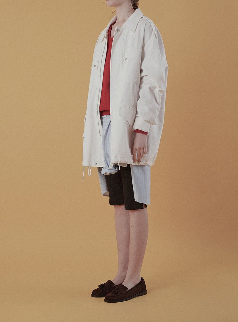 City work jacket_ivory