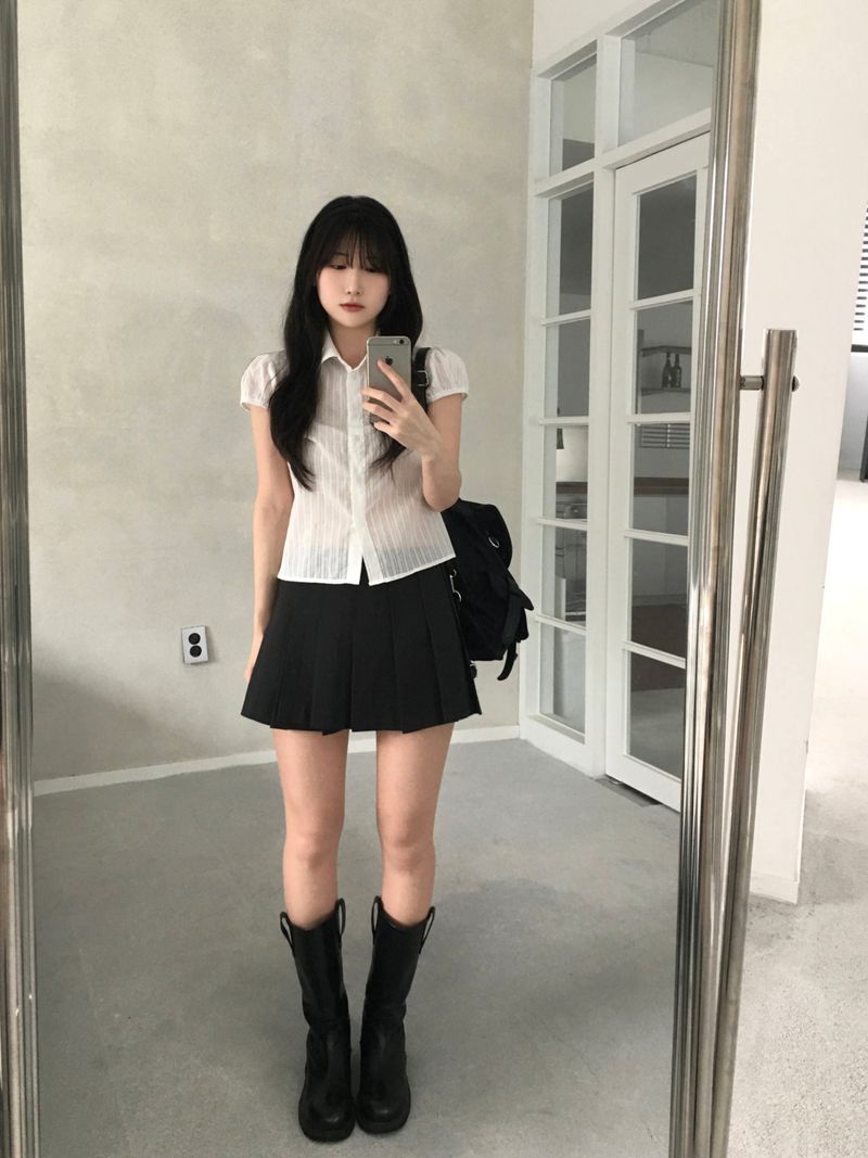 Elly Puff Blouse (2 colors)