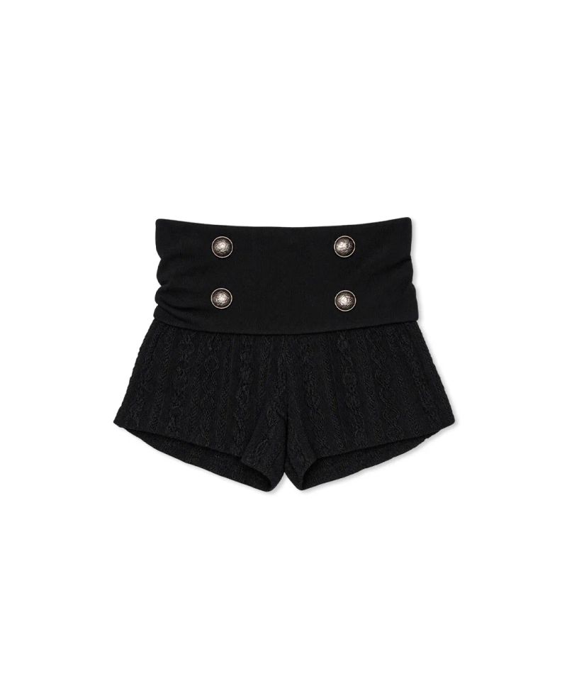 leon knit shorts (2colors)