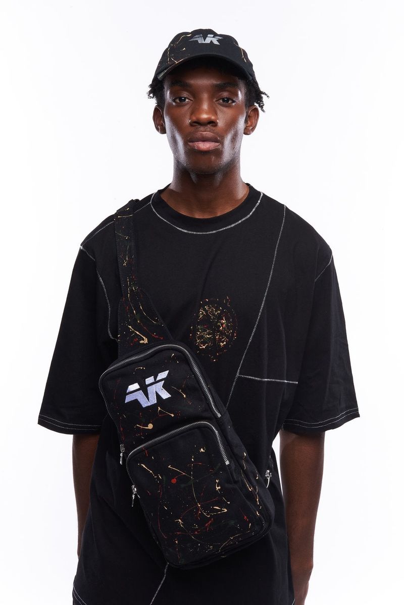 PAINT SPLATTER CROSSBODY BAG