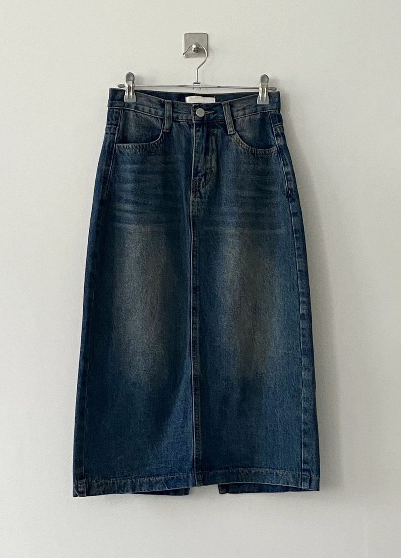Juana washing long skirt