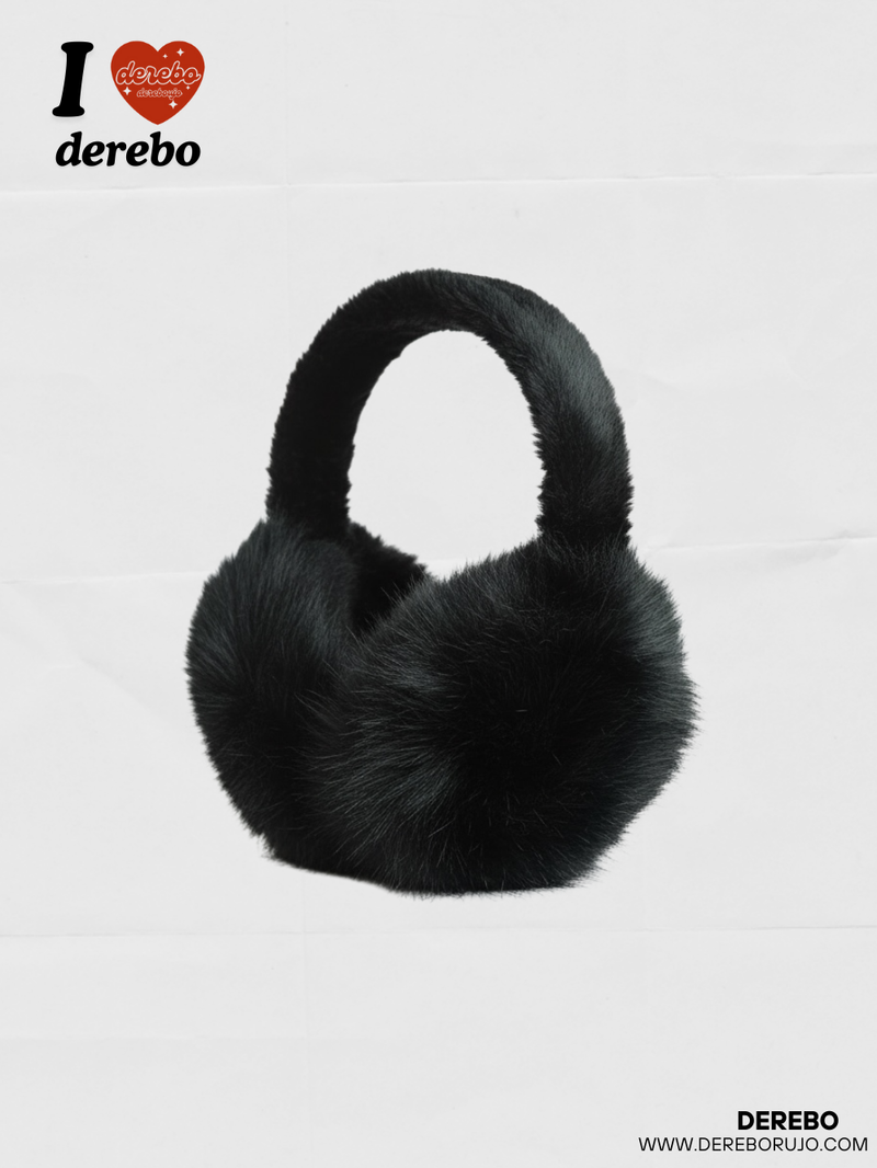 Rabbit fur earmuffs