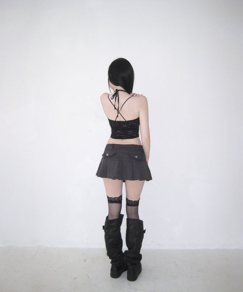 angel lace knee high socks (2colors)