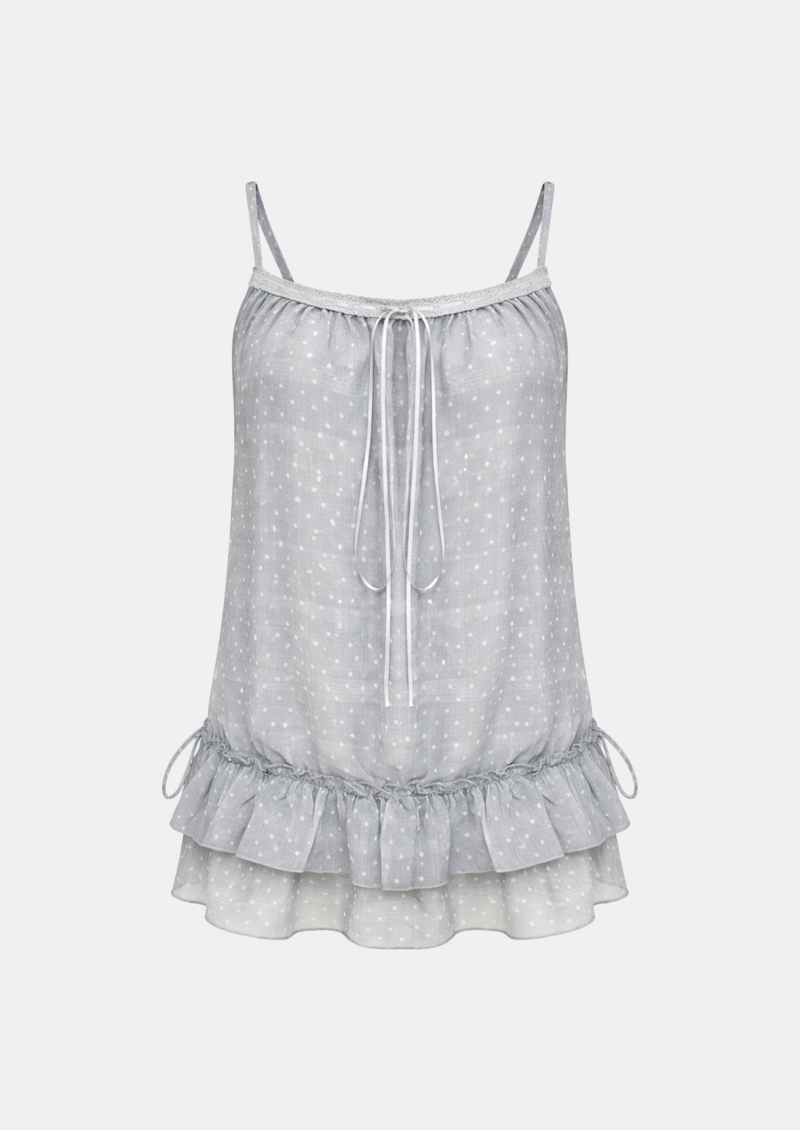 Sophie Dot Layered Cardigan Set