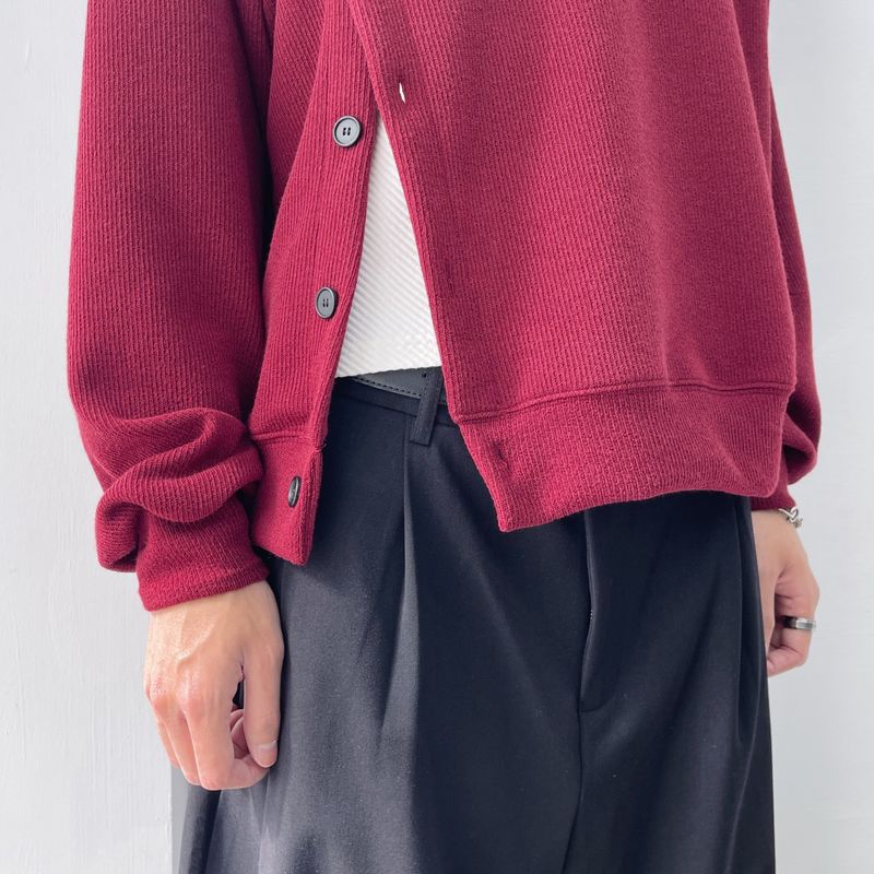 Side-Button Knit Top