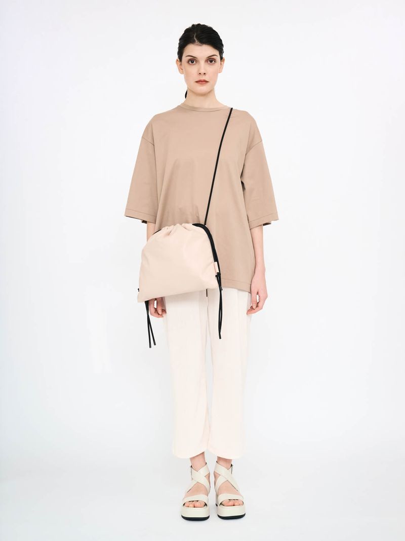 Recycled ECO Leather Drawstring Bag