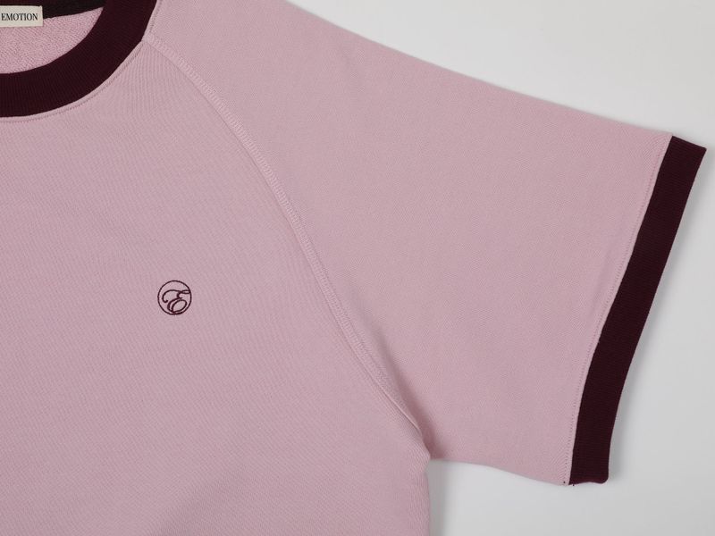 COMFORT REGLAN SHORT SWEATSHIRTS (PINK)