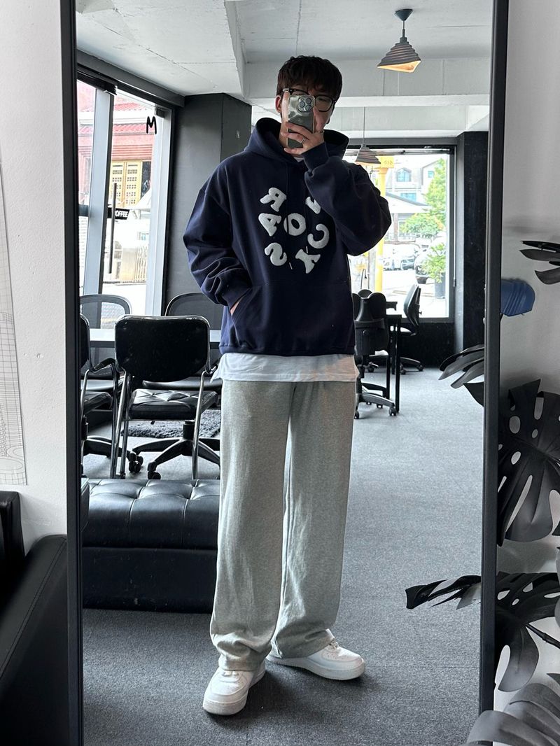 heyzer semi wide banding pants