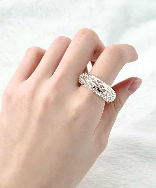 Oriental Wind Bold Ring