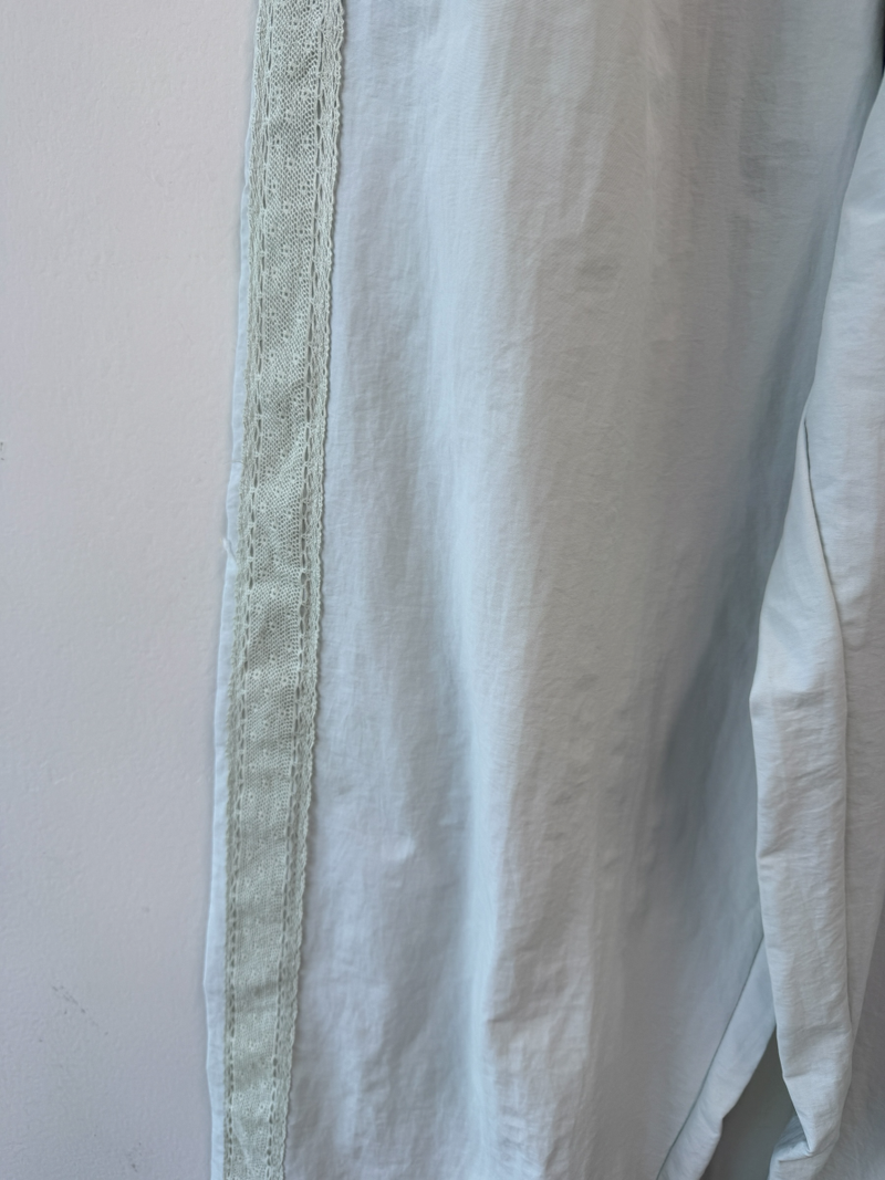 side lace nylon pants