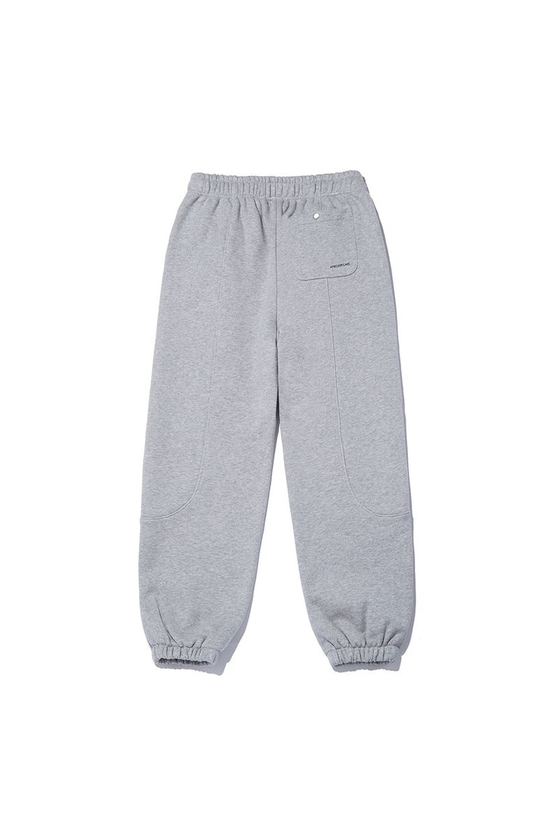 Cherry Bear Track Pants_Grey
