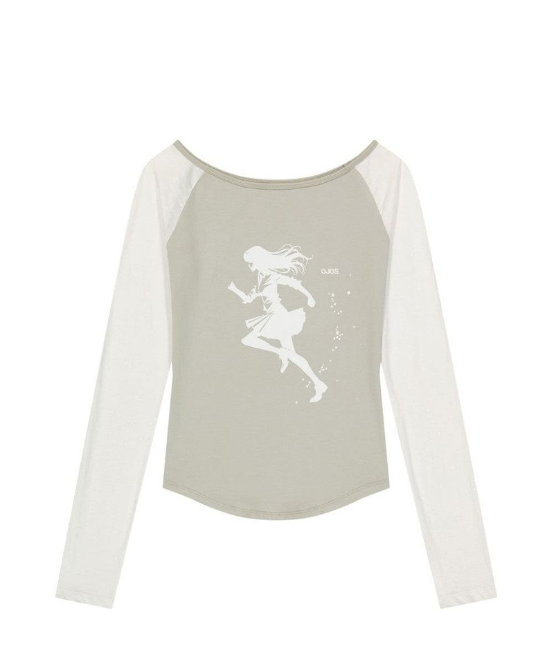 Star Reglan Long Sleeve / Off White