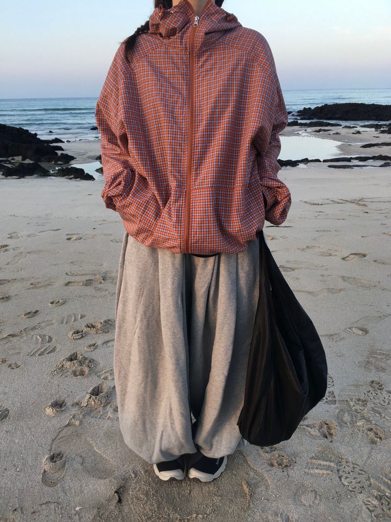 sheath pattern wind jumper