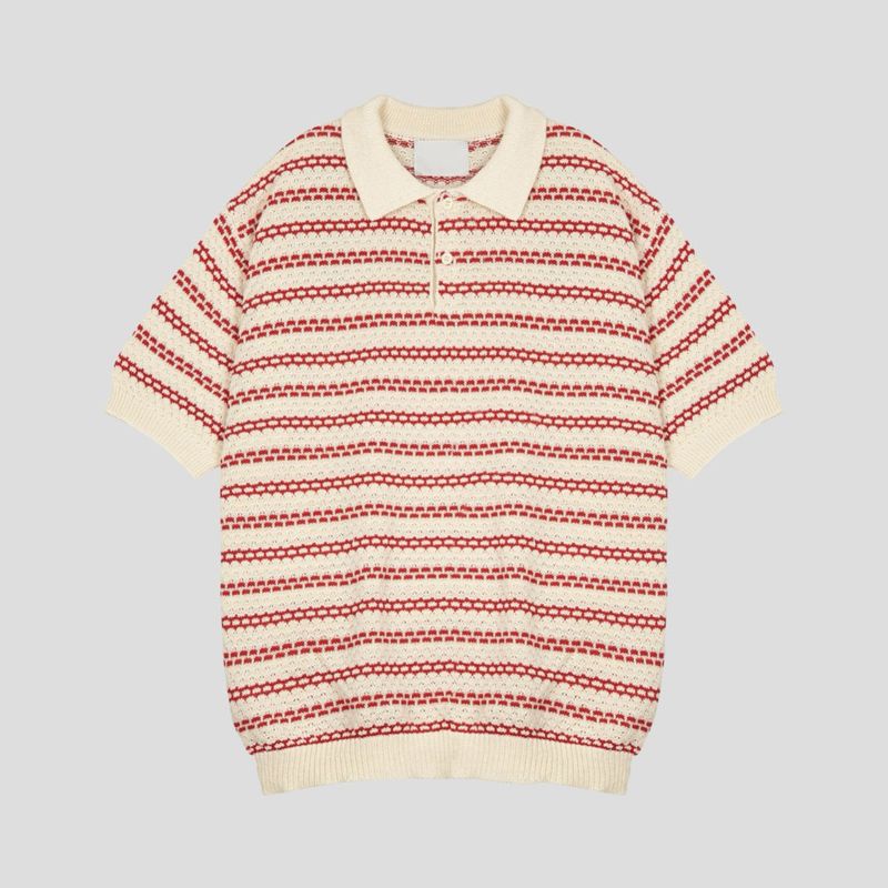 レターカラーハーフニット (3color)