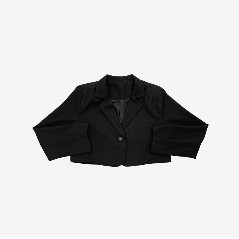 sheave single cropped jacket
