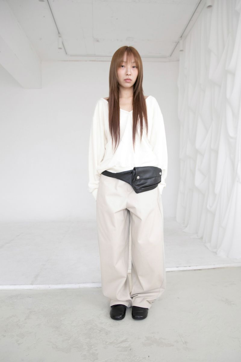 cotton curve balloon pants(2colors)