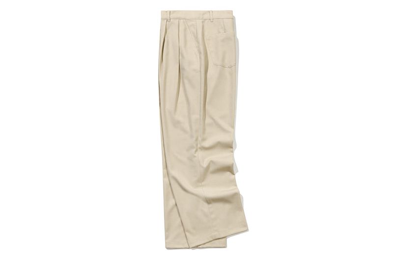 ESSENTIAL WIDE SLACKS_BEIGE