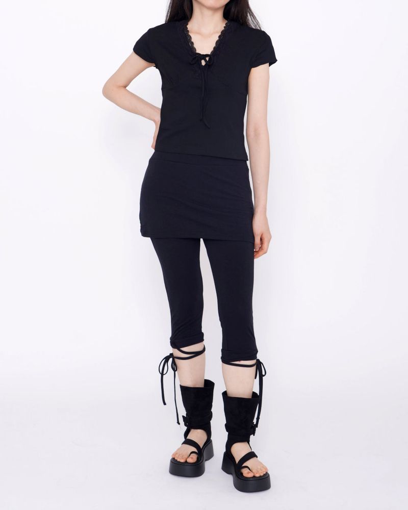 NONCODE(ノンコード)の「Fairy Strap Capri Skirt Pants(Pants)」