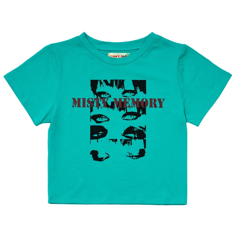 Don't Ask My Plan (DAMP)（ドントアスクマイプラン）の「'MISTY MEMORY' CROP TOP_MINT（Tops）」