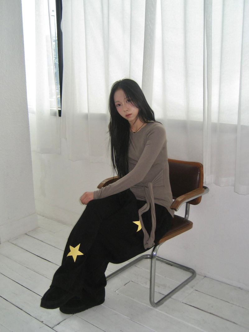 Glam Layering Tie Long Sleeve (4c)