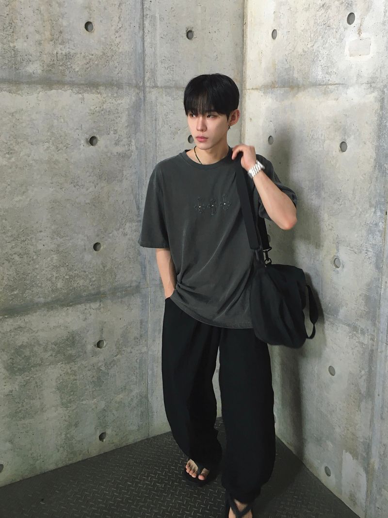 Mono Linen Wide Balloon Pants 4C