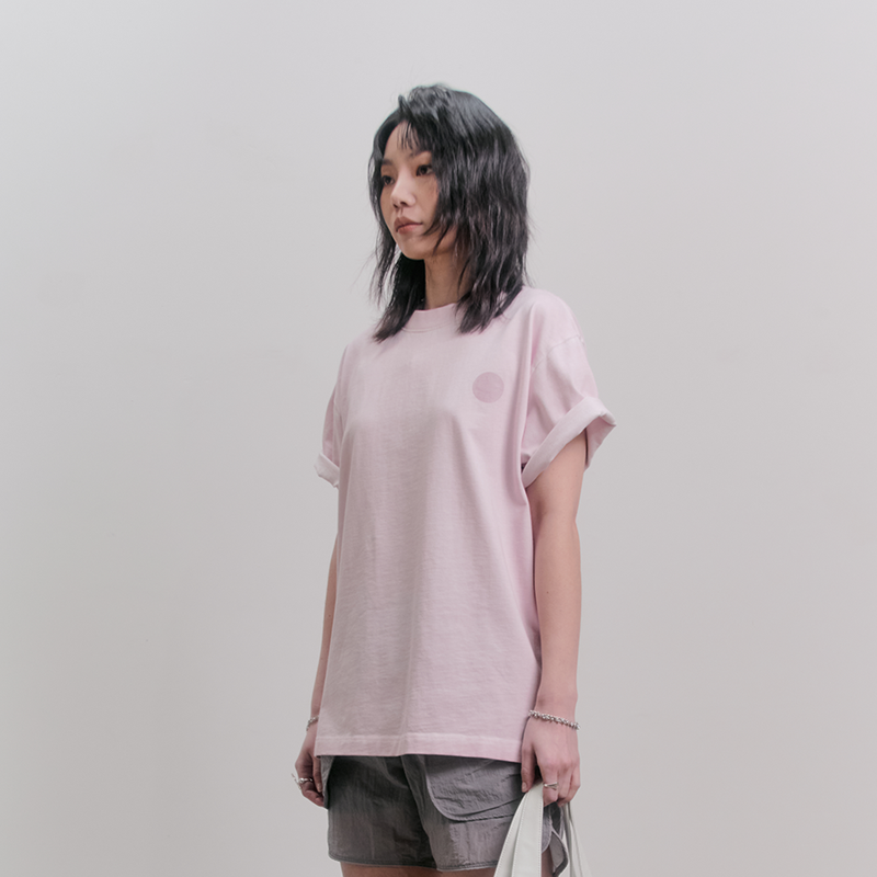 PEOPLEOFTHEWORLD(ピープルオブザワールド)の「Luna Washing Rabat T-Shirt (PINK)(Tops)」