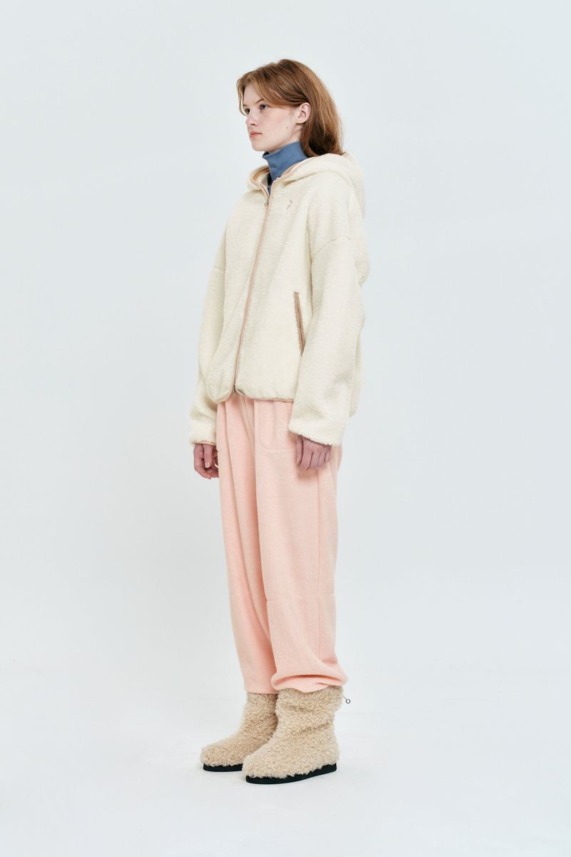 CHERRY TERRY JOGGER PANTS [SALMON]