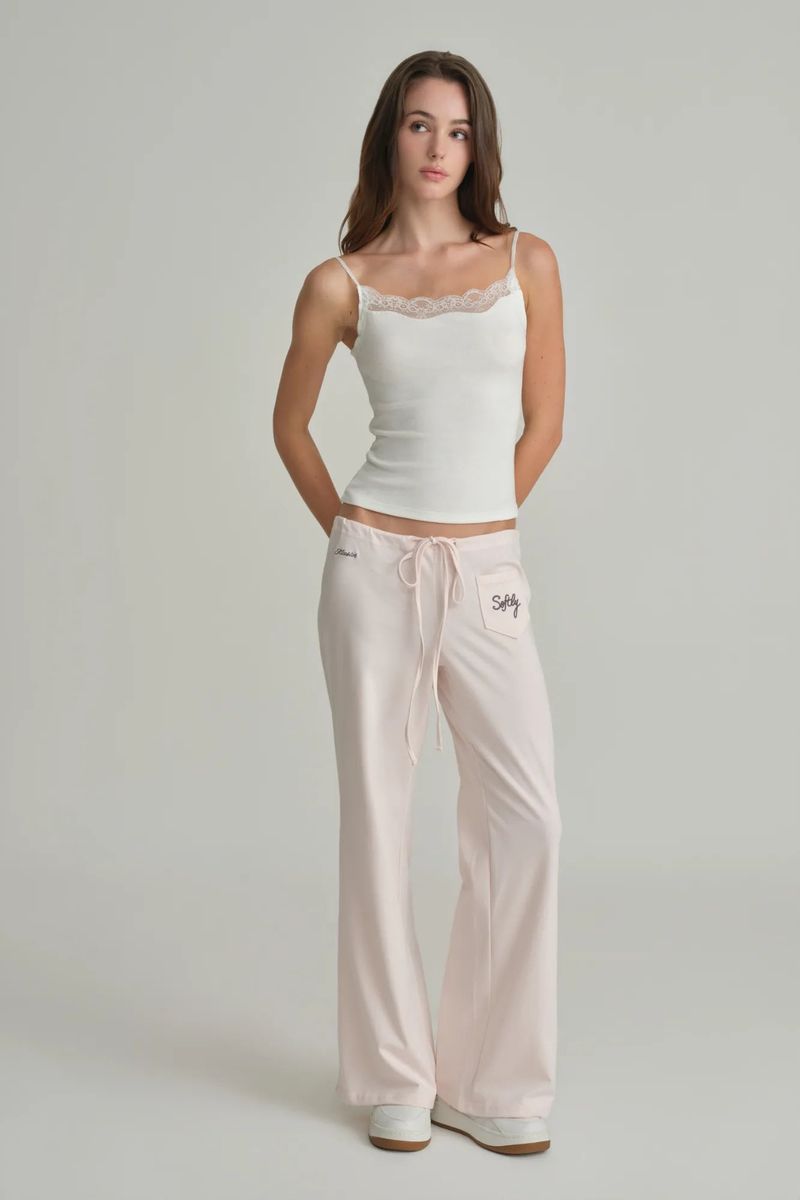 Swan lace sleeveless, White